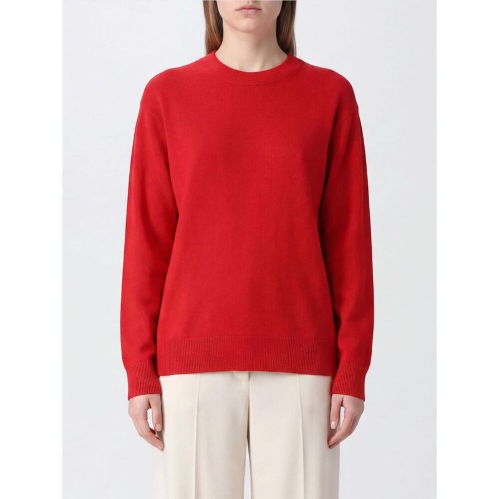 P.A.R.O.S.H. Crewneck Jumper In Pure Cashmere With Dropped Shoulders